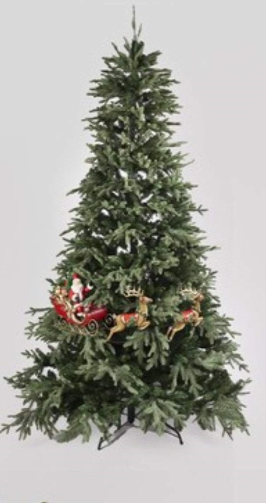 Kerstboomhanger standaard kerstman rendier met slee nieuw!!, Diversen, Ophalen of Verzenden, Nieuw