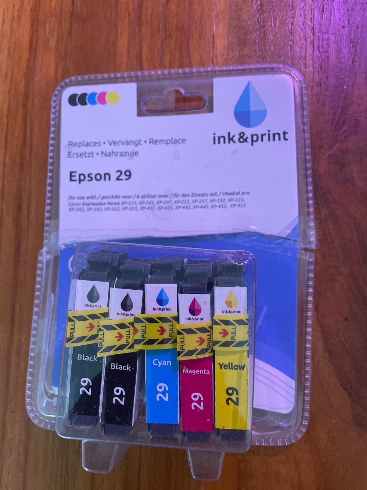 Inktpatronen voor Epson 29 - Zwart, Cyaan, Magenta, Geel, Ophalen of Verzenden, Nieuw, Cartridge