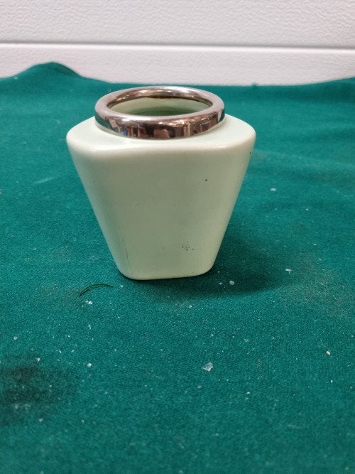 lepel potje vintage groen aardewerk, Verzamelen, Ophalen of Verzenden