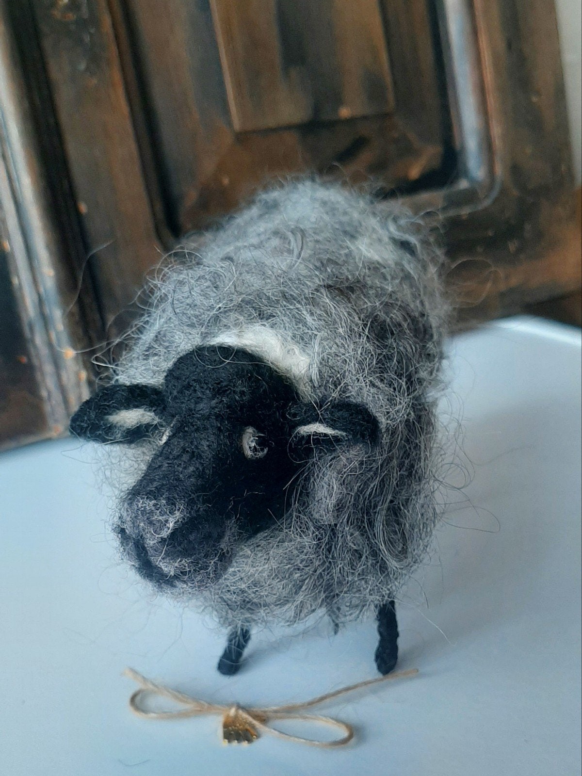 Genaaldvilt schaap Gotland wol naaldvilten handgemaakt, Ophalen of Verzenden