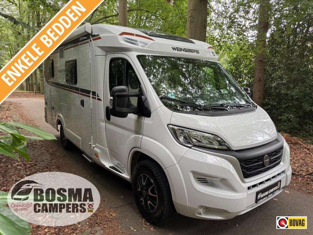 Weinsberg CaraCompact Pepper 600 MEG Enkele Bedden AC 2024, Weinsberg, Ringverwarming, Fiat, Airbags