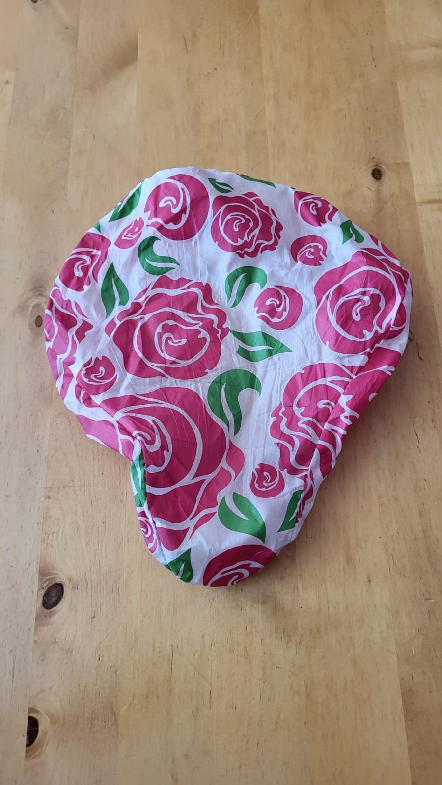 Fietszadelhoes met rozenprint, Overige merken, Overige materialen, Ophalen of Verzenden, Zo goed als nieuw