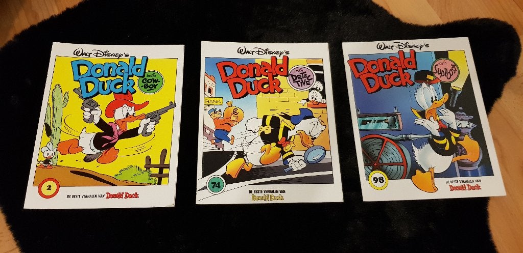 Stripboek: Donald Duck: 'De beste verhalen', nr: 2, 74 en 98, Meerdere stripboeken, Ophalen of Verzenden, Nieuw, Donald Duck