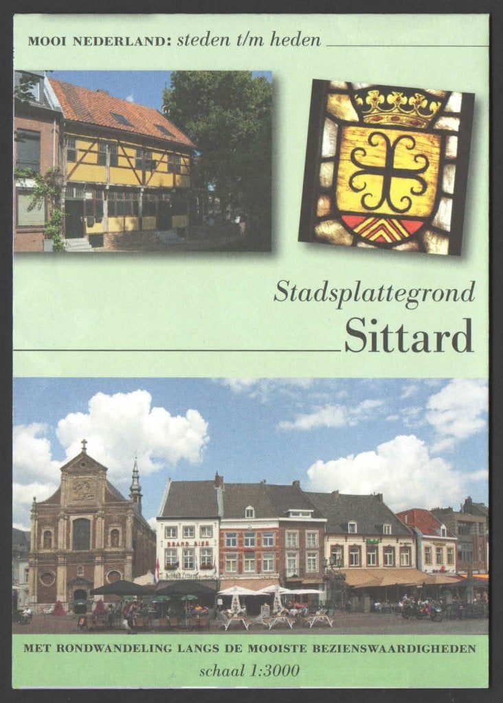 Stadsplattegrond met Wandelroute: Sittard, 2000 tot heden, Ophalen of Verzenden, Nederland, Landkaart