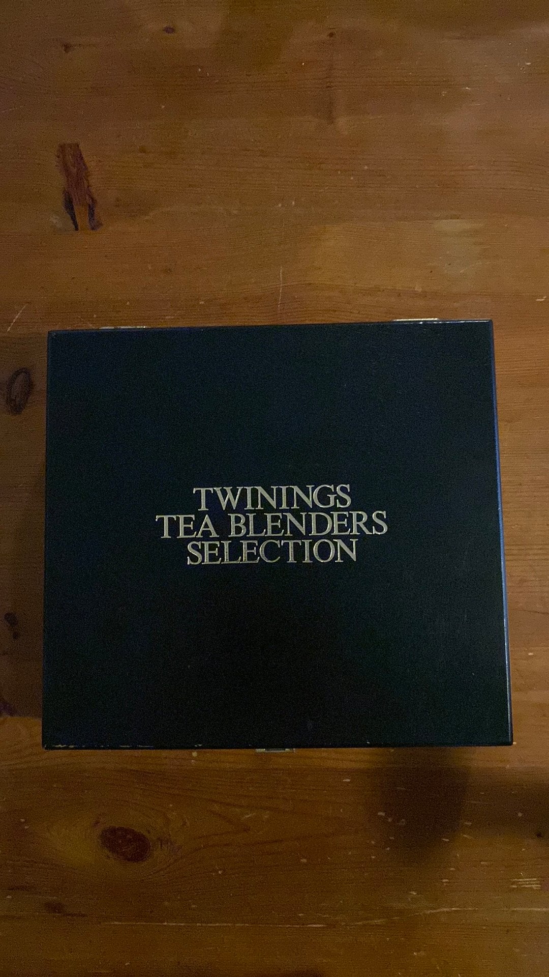 Theedoos Twinings, Ophalen, Gebruikt, Hout, Zwart