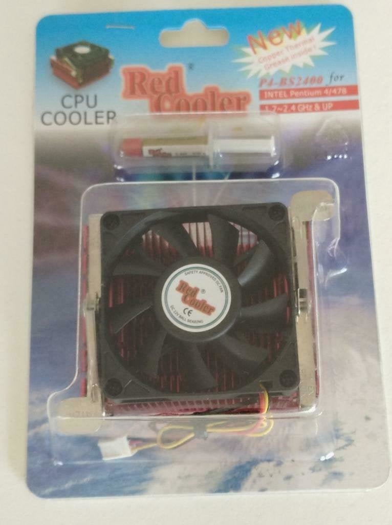 CPU COOLER Copper Thermal Grease INTEL 4/478 70mm, Computers en Software, Vintage Computers, Ophalen of Verzenden, NA, NA, NA