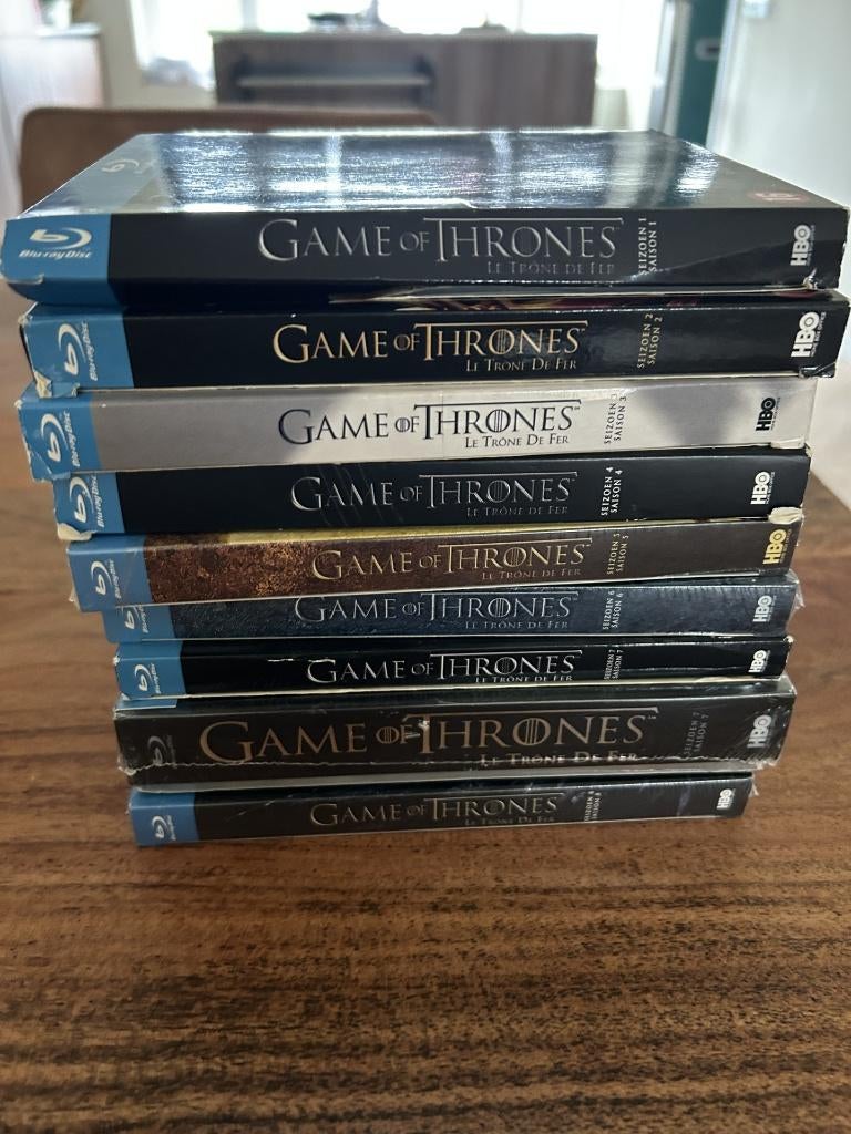 Complete DVD (blu ray) set seizoenen Game of Thrones, Cd's en Dvd's, Blu-ray, Ophalen, Zo goed als nieuw, Tv en Series