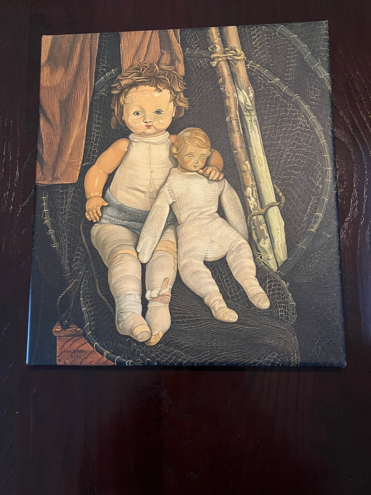 Jopie Huisman Museum Canvas - Vriendschap 1976, Ophalen, 50 – 75, Oorspronkelijke maker, 50 tot 75 cm