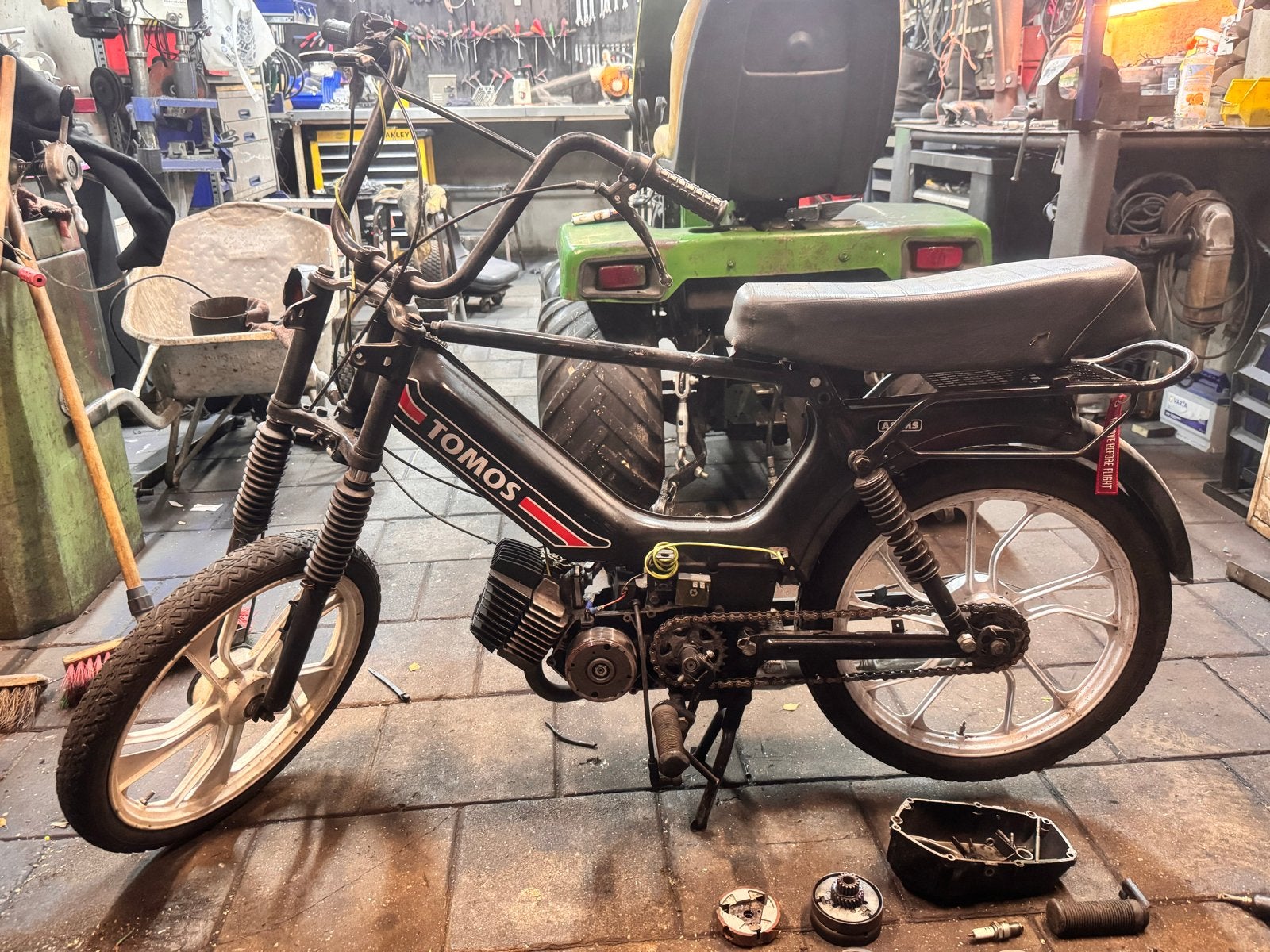 Tomos A35 65cc met Airsal en extra onderdelen, Fietsen en Brommers, Ophalen, Gebruikt, Overige modellen