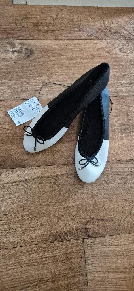 Zomer ballerina's damesschoenen mt. 38, Kleding | Dames, Schoenen, H&M, Zwart, Nieuw, Ballerina's