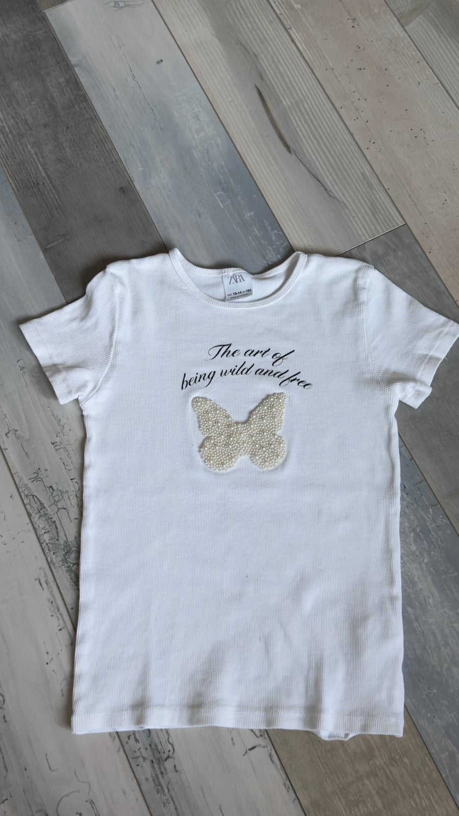 Mooi t shirt Zara maat 164, Ophalen of Verzenden, Zo goed als nieuw, Meisje, Shirt of Longsleeve