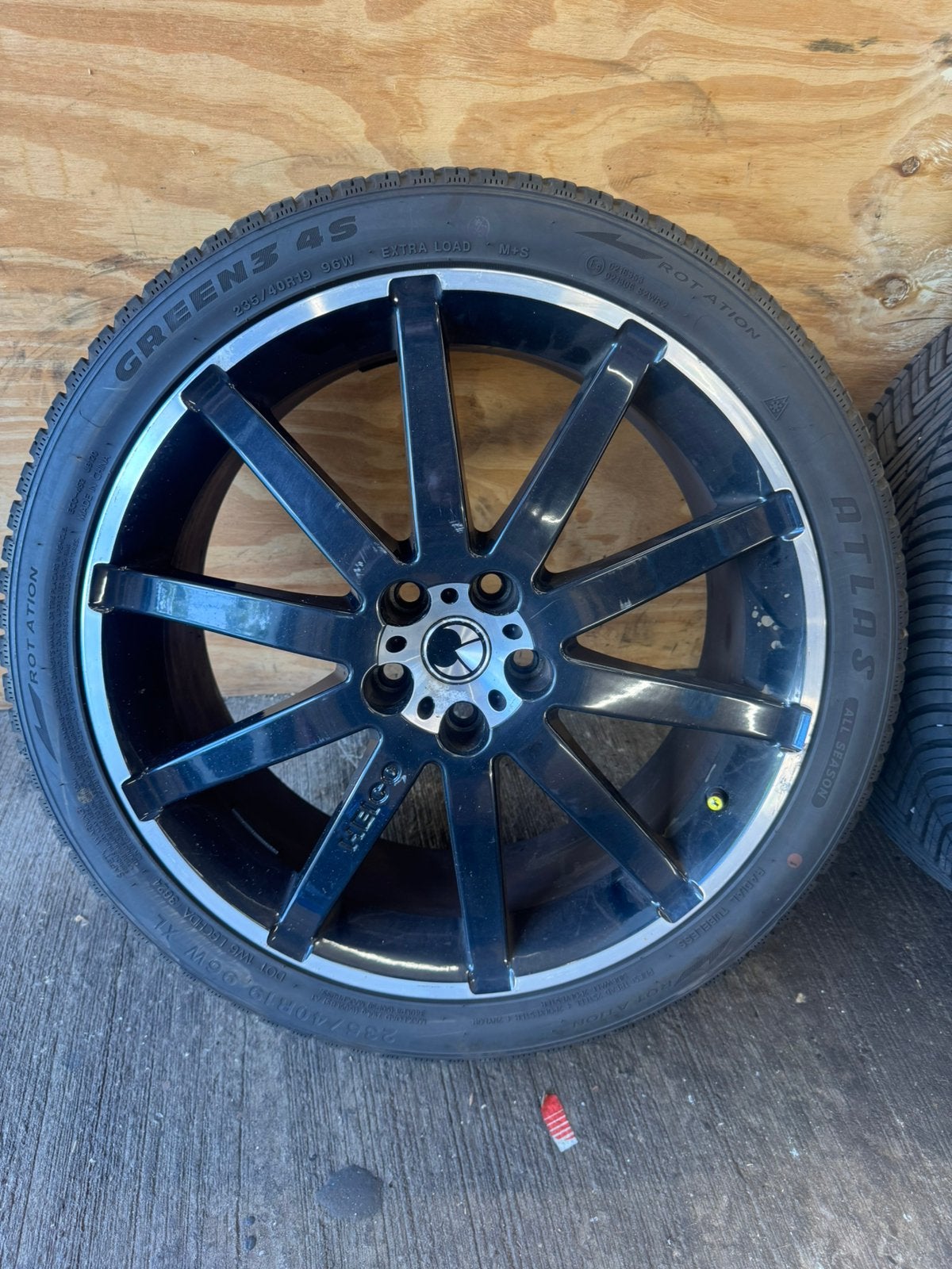 19" HEICO Volution X + 7mm All-Season Volvo V60 V70 S60 S80, Auto-onderdelen, Banden en Velgen, Banden en Velgen, All Season, 19 inch