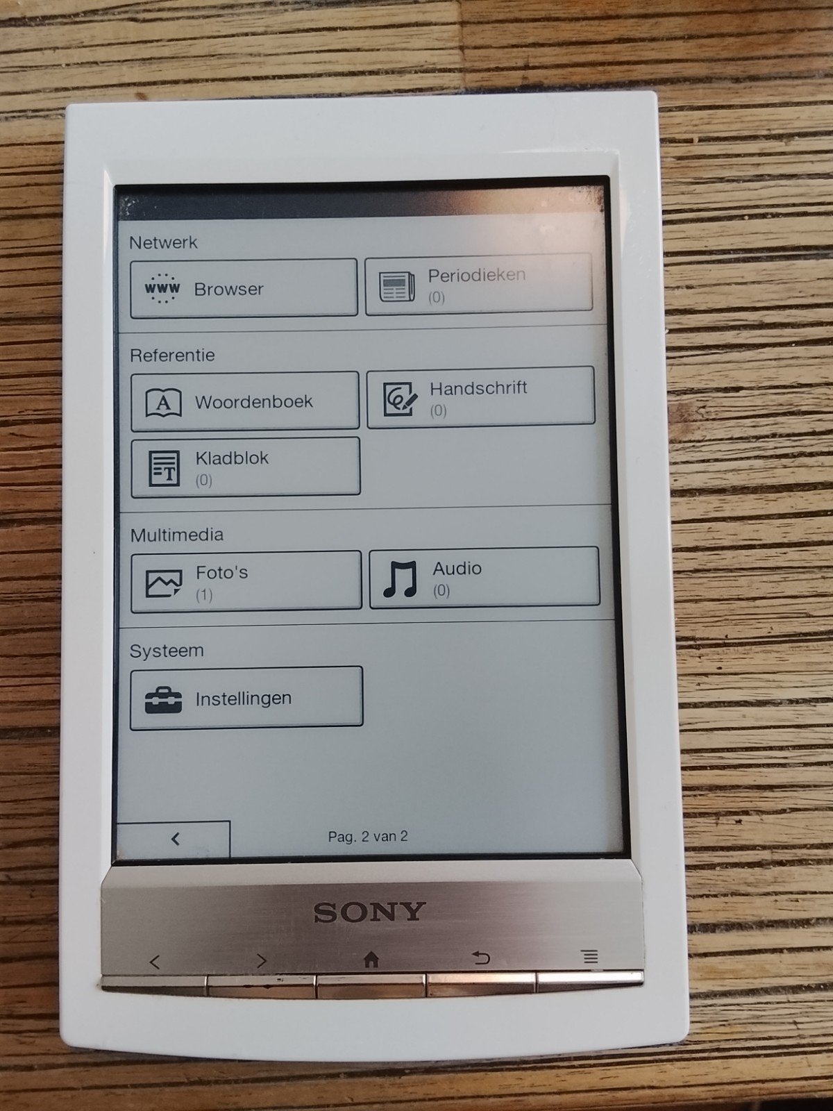 Sony prs T1, Ophalen of Verzenden