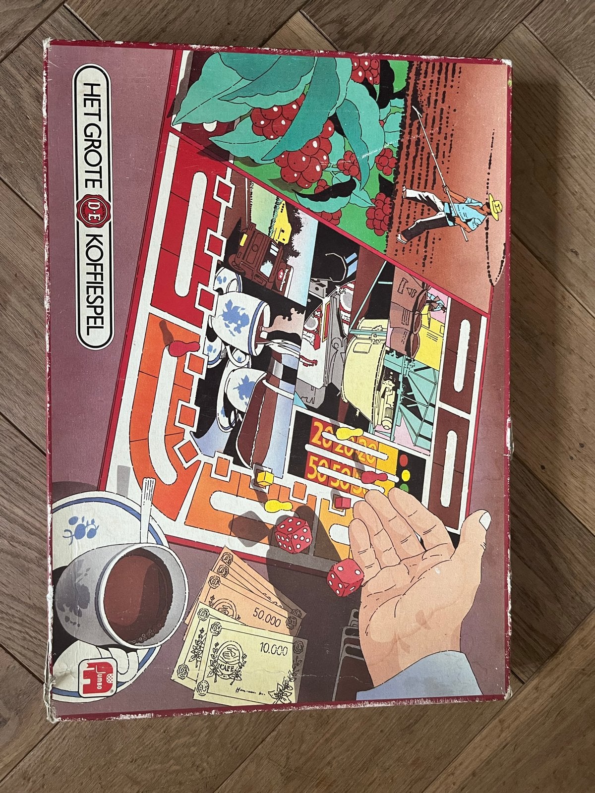 Het Grote Koffiespel - Vintage Bordspel, Ophalen, Gebruikt