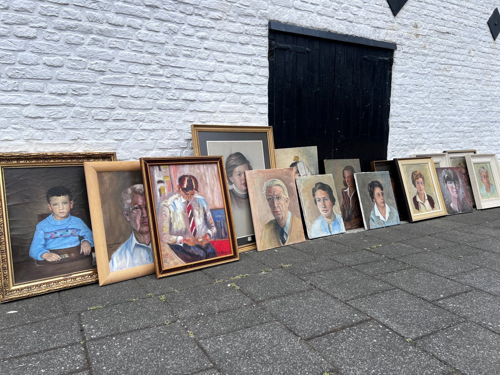 15 verschillende portretten leuk voor café of restaurant, Ophalen of Verzenden