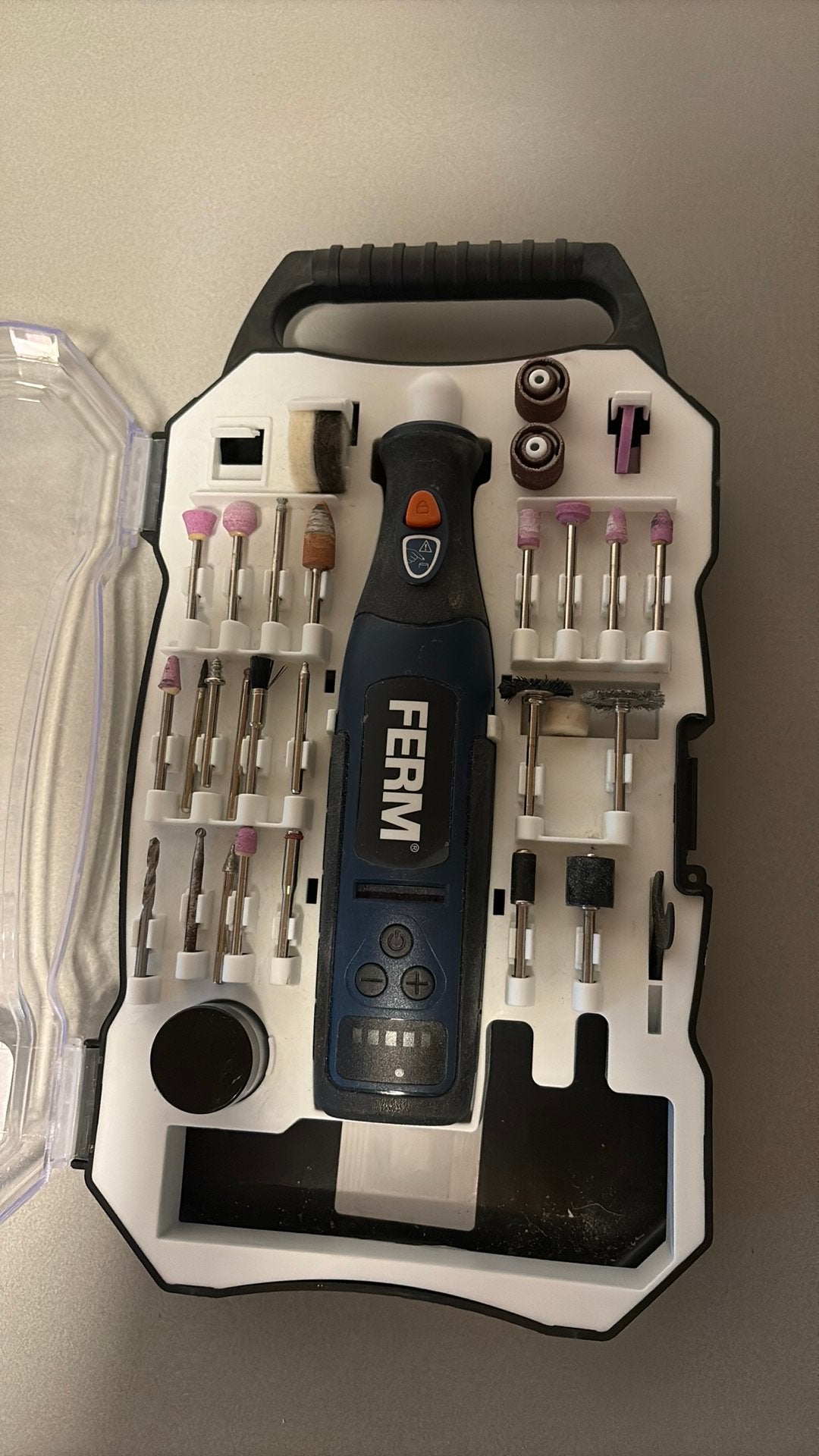 FERM draadloze combitool met extra accessoires set, Ophalen, Zo goed als nieuw
