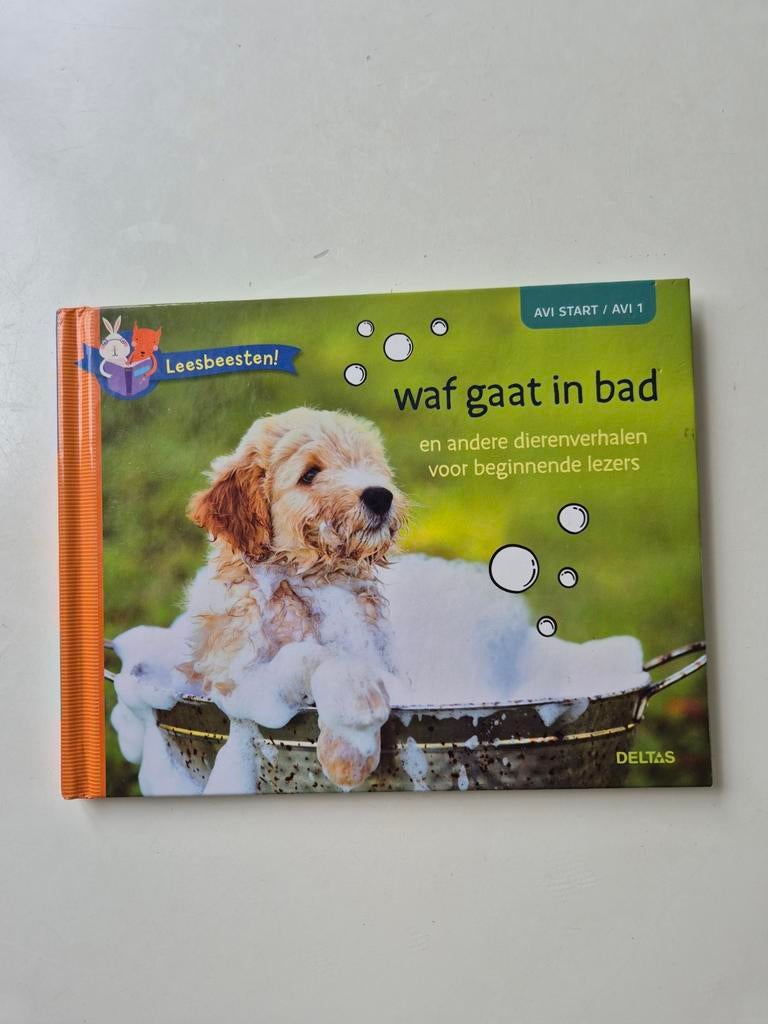 Waf gaat in bad - AVI START/AVI 1 - Dierenverhalen, Ophalen of Verzenden, Zo goed als nieuw, Onbekend, Fictie algemeen