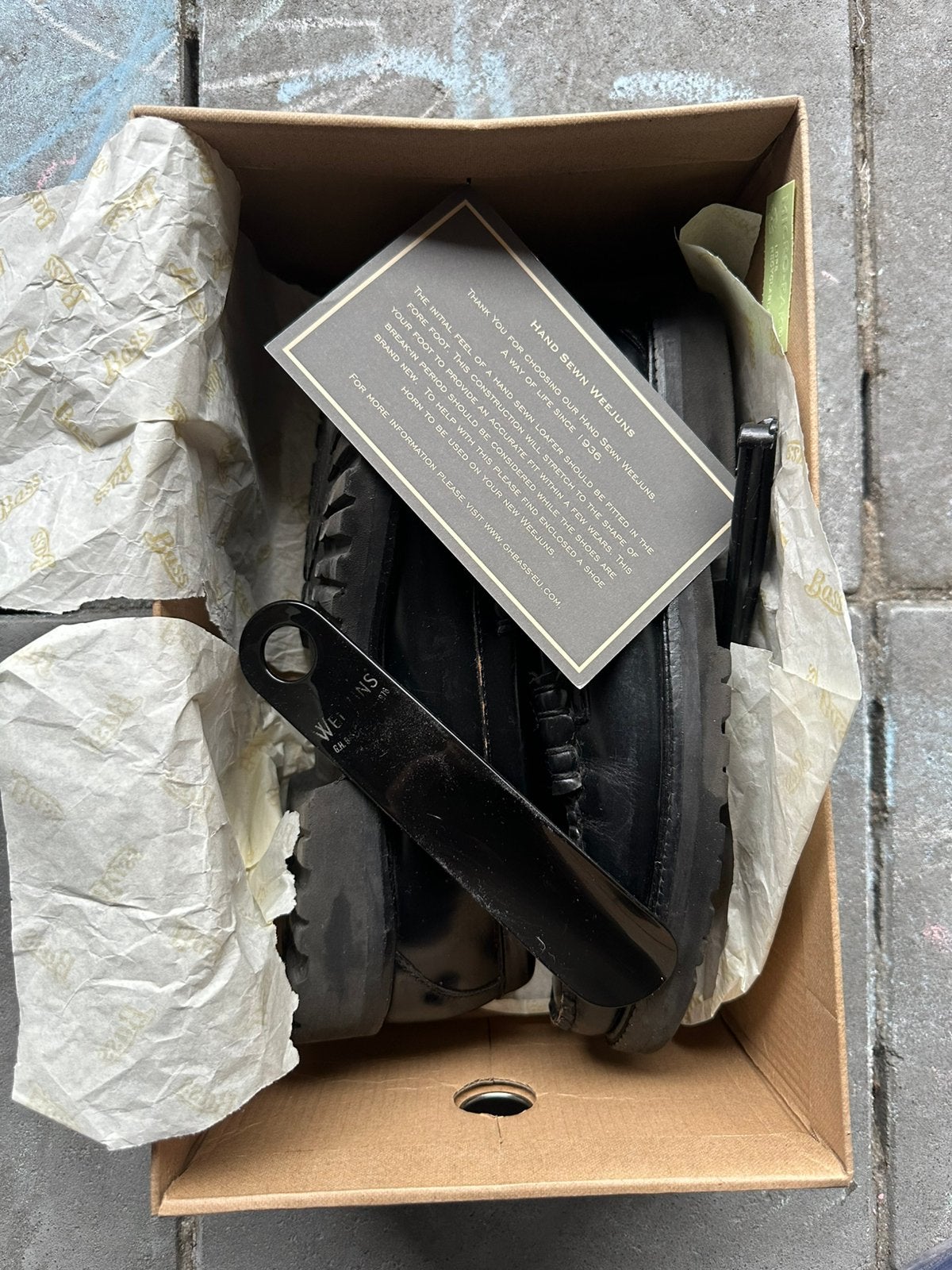 G.H. Bass Weejuns 90 Larson Penny maat 41, Loafers, Zwart, Ophalen of Verzenden, Gedragen