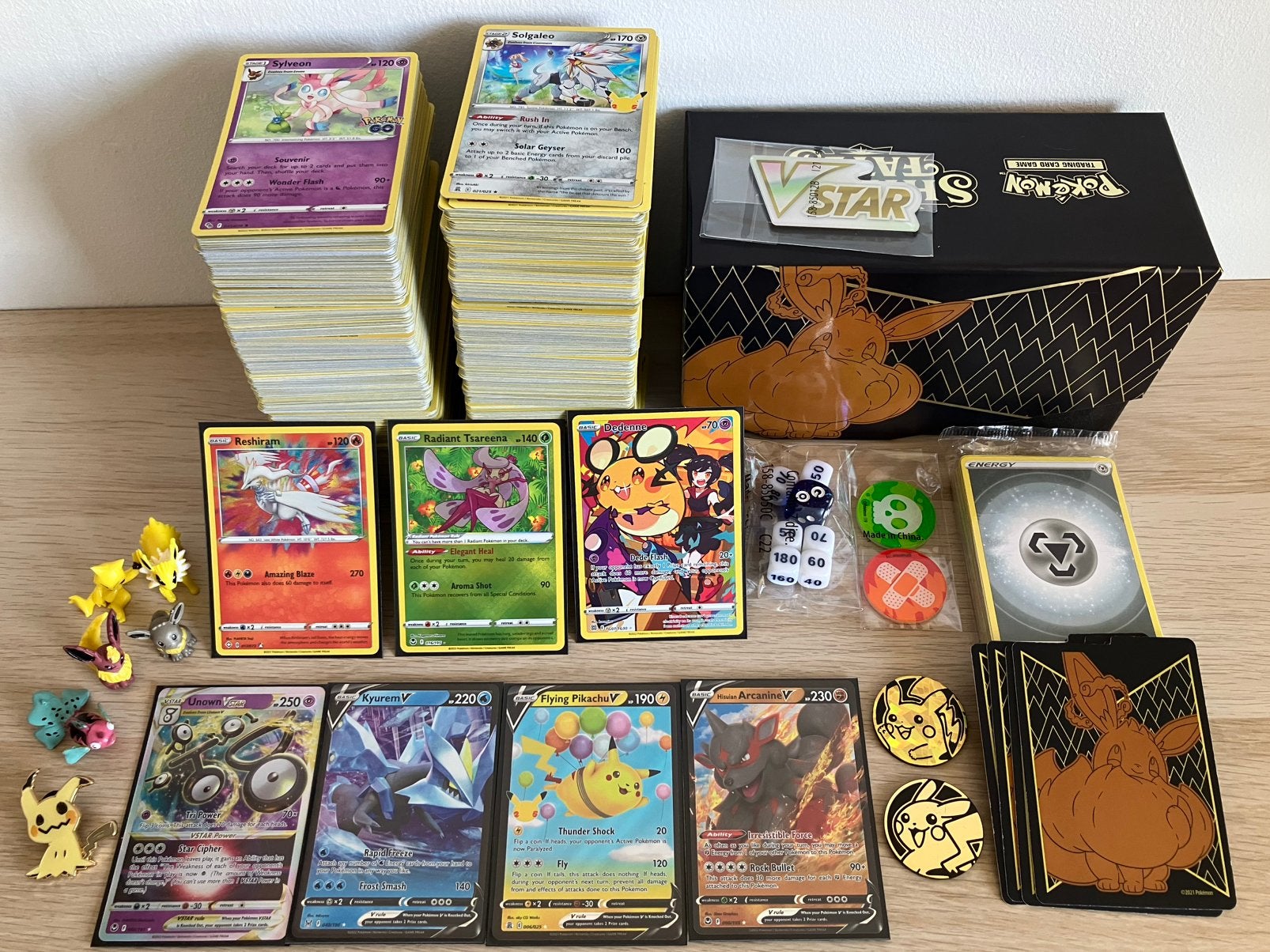 Set van 970 verschillende originele Pokemon kaarten, Ophalen of Verzenden, Zo goed als nieuw, Meerdere kaarten, Foil