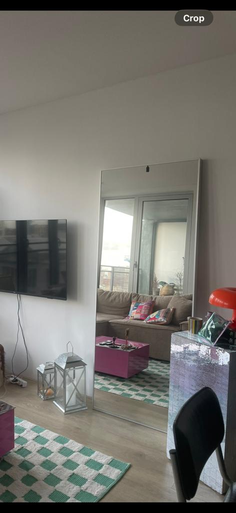 Grote spiegel HOVET van IKEA, 78x196 cm, Huis en Inrichting, Nieuw, Ophalen of Verzenden, 75 tot 100 cm, 150 tot 200 cm