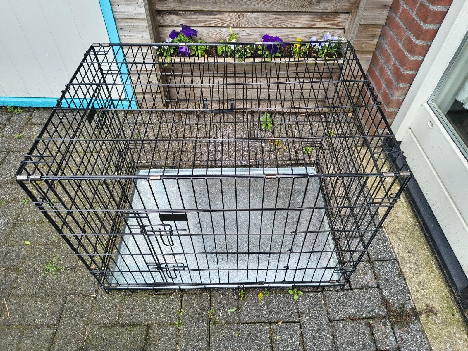 Hondenbench 87x60, Dieren en Toebehoren, Ophalen, Zo goed als nieuw