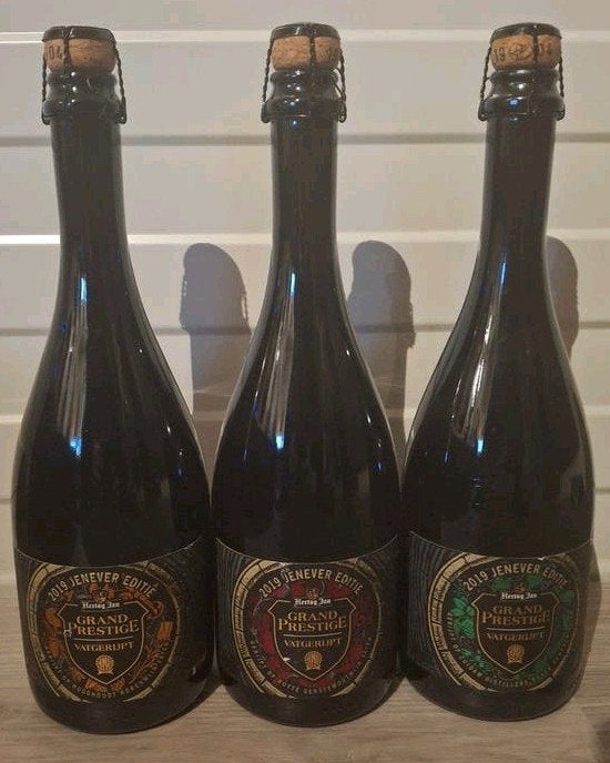 Hertog Jan Grand Prestige Vatgerijpt 2019 Jenever Editie, Ophalen of Verzenden, Nieuw, Flesje(s), Hertog Jan