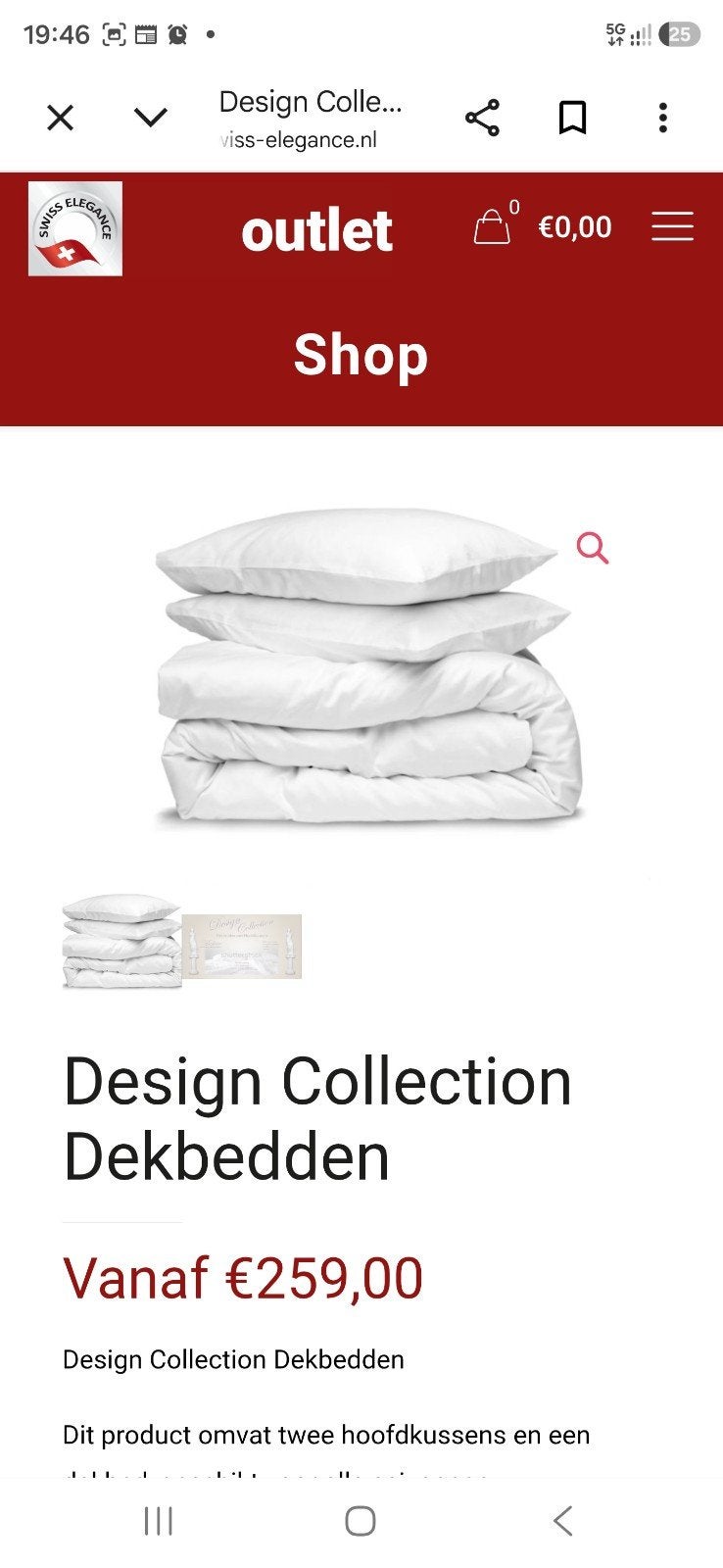 Te koop NIEUWE 4 seizoenen dekbed met 2 kussens, Ophalen, Wit, Katoen, Deken of Dekbed