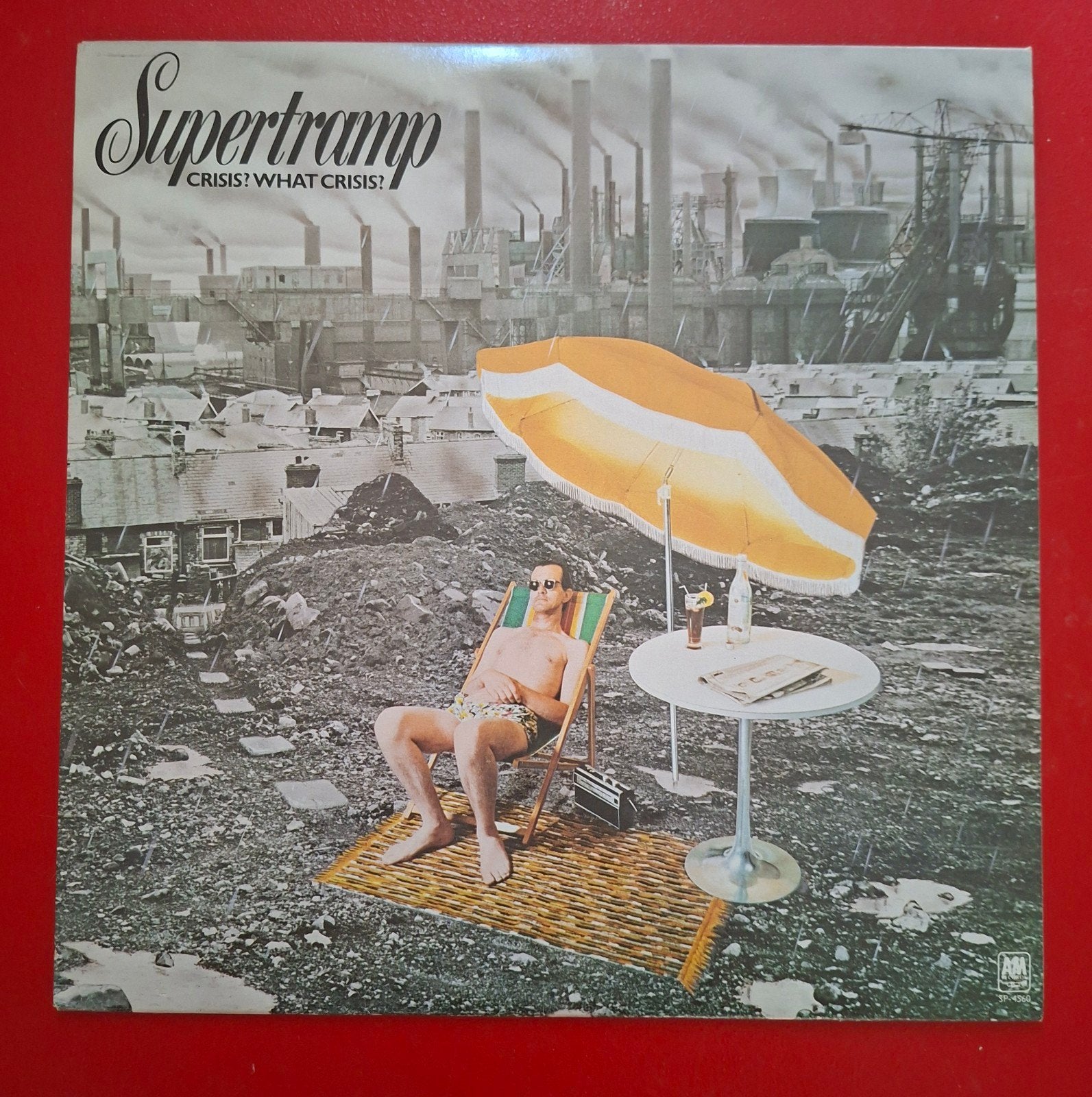 Supertramp - Crisis? What Crisis? LP (1975), Cd's en Dvd's, Vinyl | Pop, LP, Rock, Gebruikt, Originele persing
