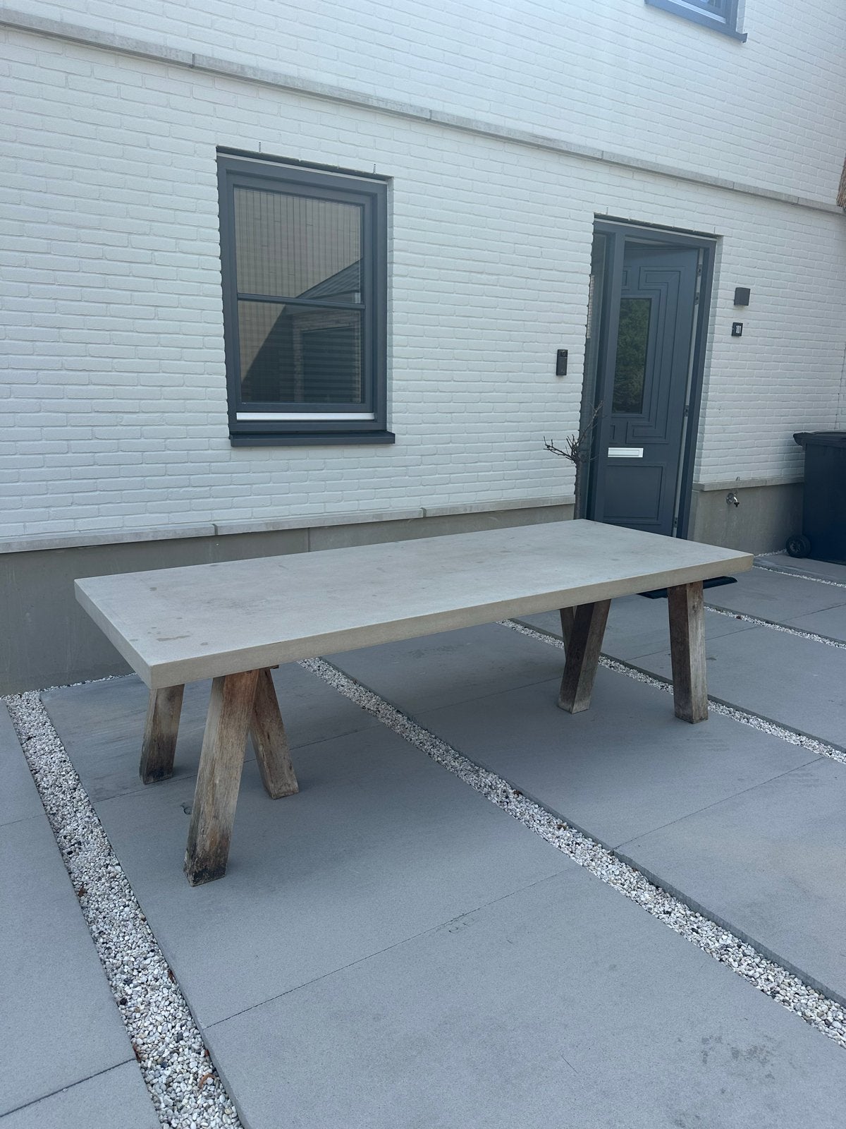 MUUBS Eettafel 100x250x76cm - Robuust & Stijlvol, Tuin en Terras, Tuintafels, Ophalen, Gebruikt, Rechthoekig, Overige materialen