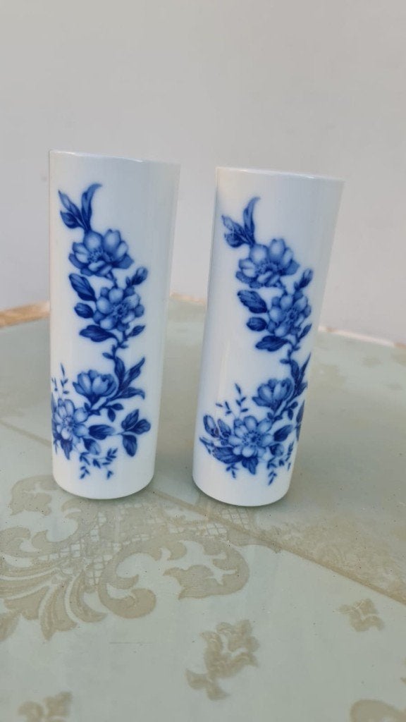 Originele Krautheim vaasjes, Verzenden, Wit, Inclusief decoratie, Zo goed als nieuw