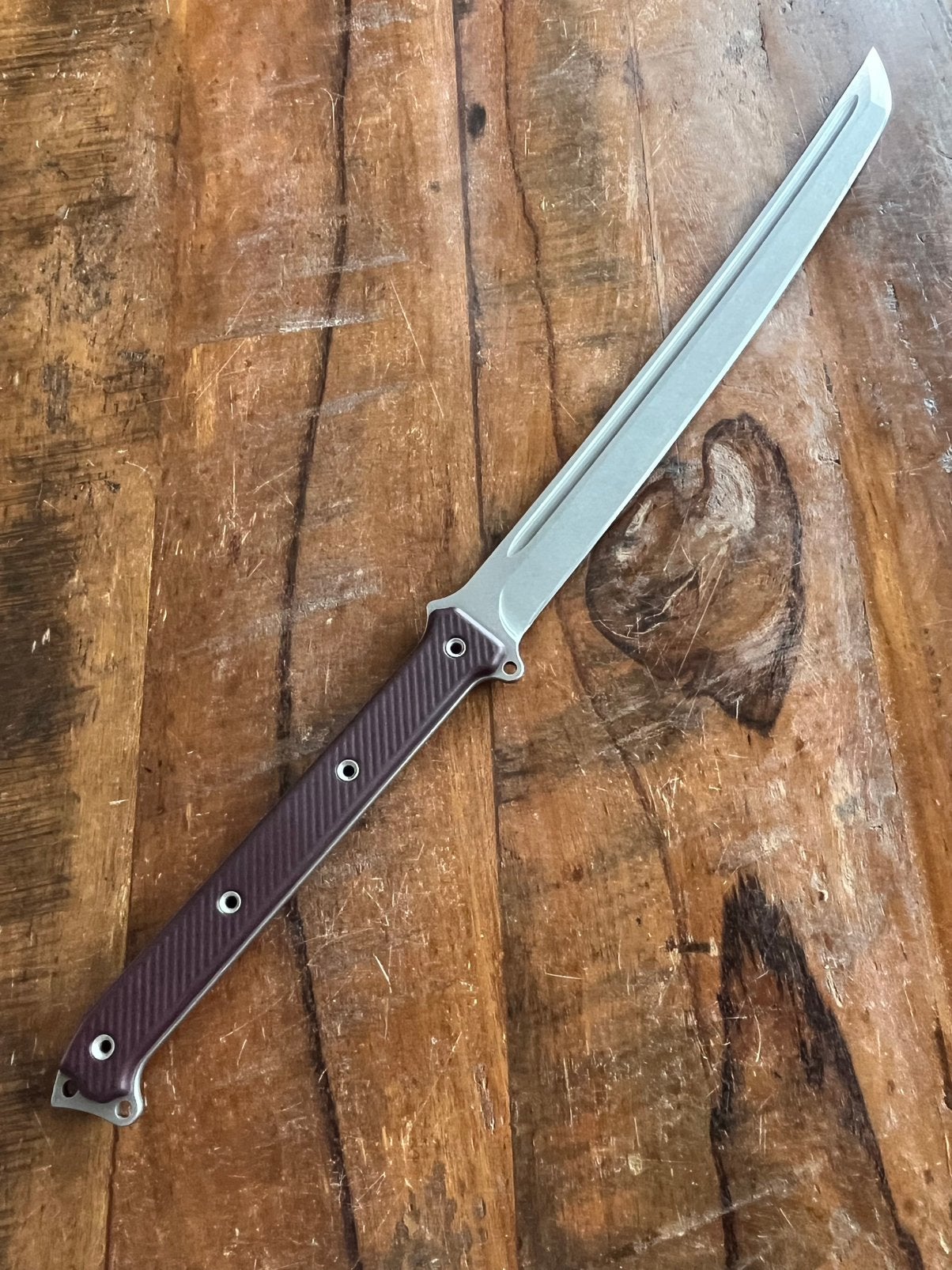 Busse Combat - Forsaken Kensei - INFI - Stonewash/Maroon, Ophalen, Landmacht, Amerika, Mes of Dolk