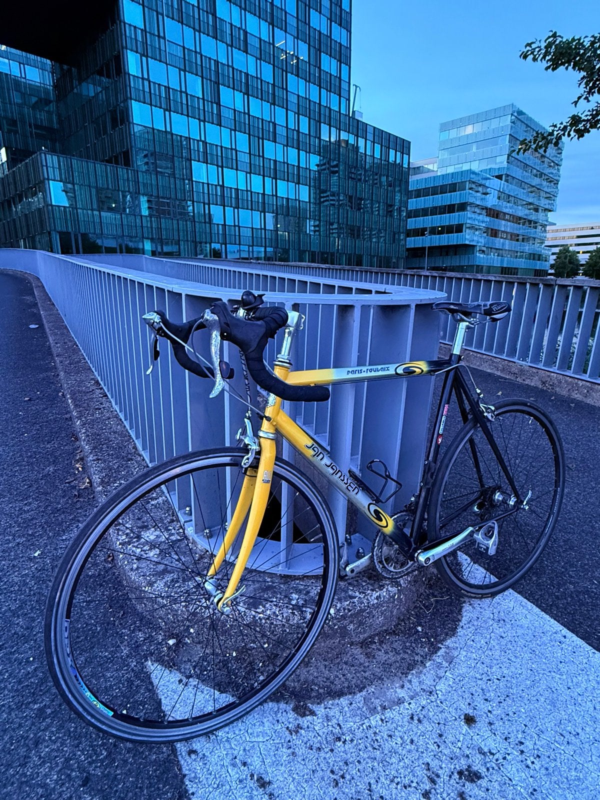 Jan Janssen racefiets - Zwart/Geel, Overige merken, 28 inch, Gebruikt, Aluminium