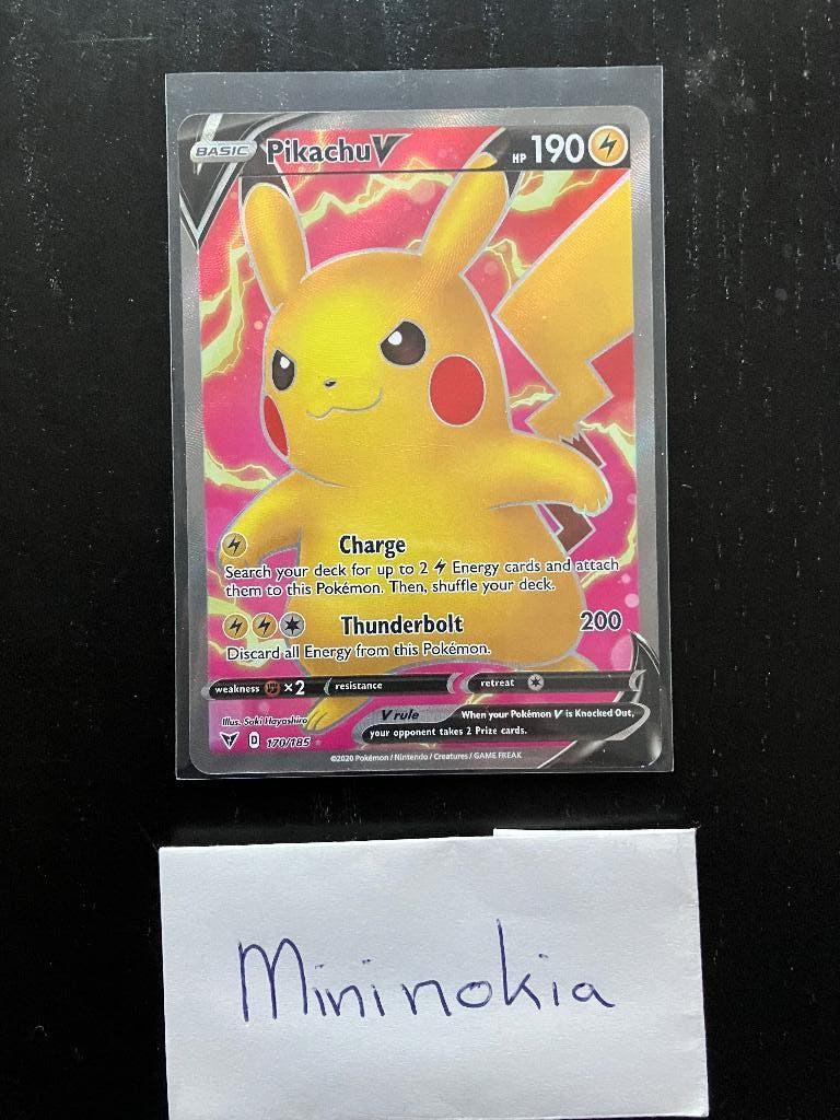 Pikachu V 170/185 Vivid Voltage Pokemon, Ophalen, Nieuw, Losse kaart