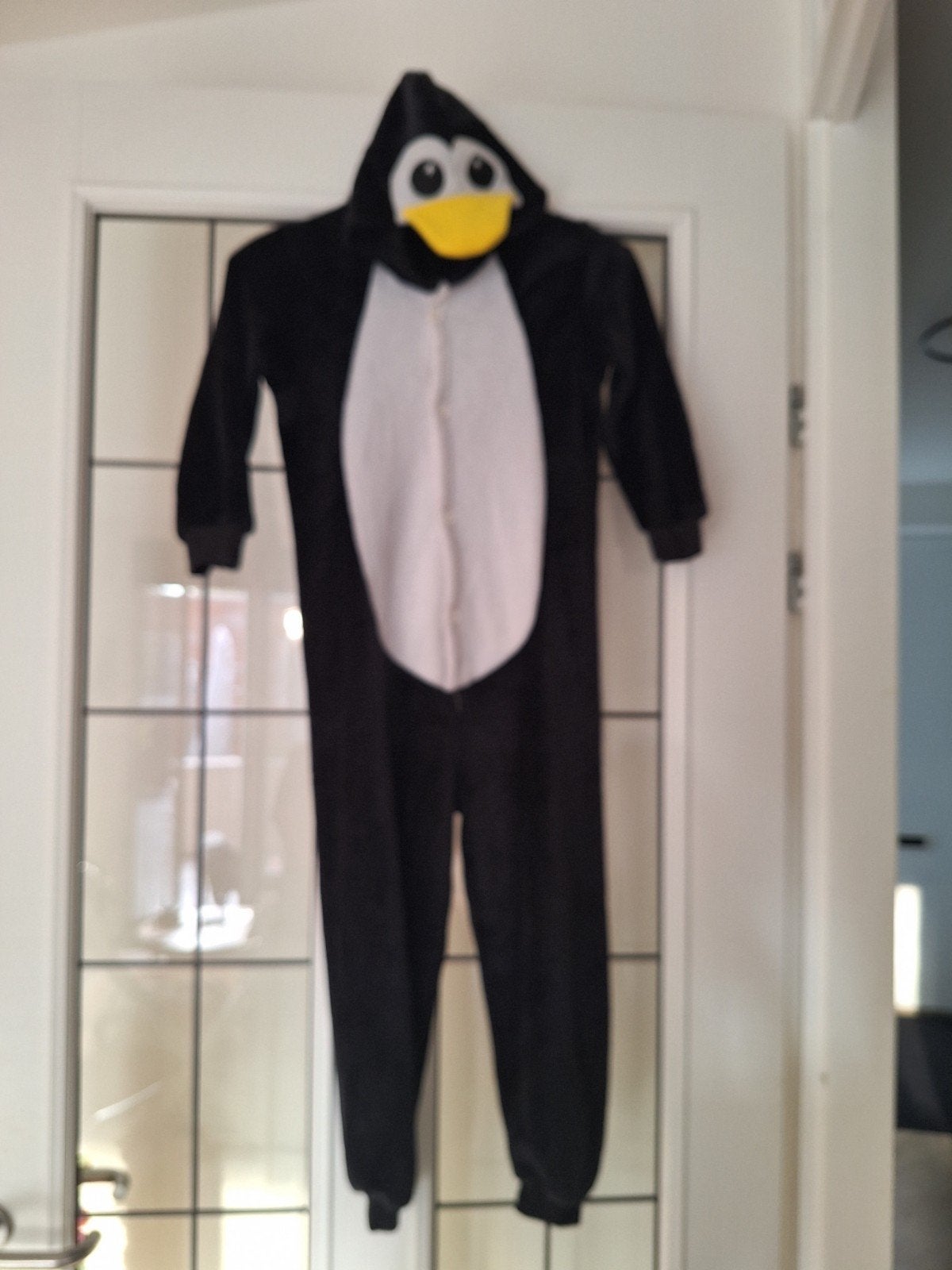 Leuke onesie pinguïn maat 152, Ophalen of Verzenden, Gebruikt, Jongen of Meisje, Nacht- of Onderkleding