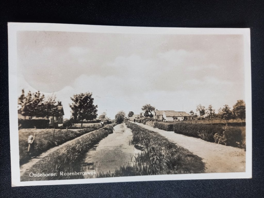 Oudehorne, Rozenbergswijk, Ophalen of Verzenden, 1940 tot 1960, Gelopen, Friesland