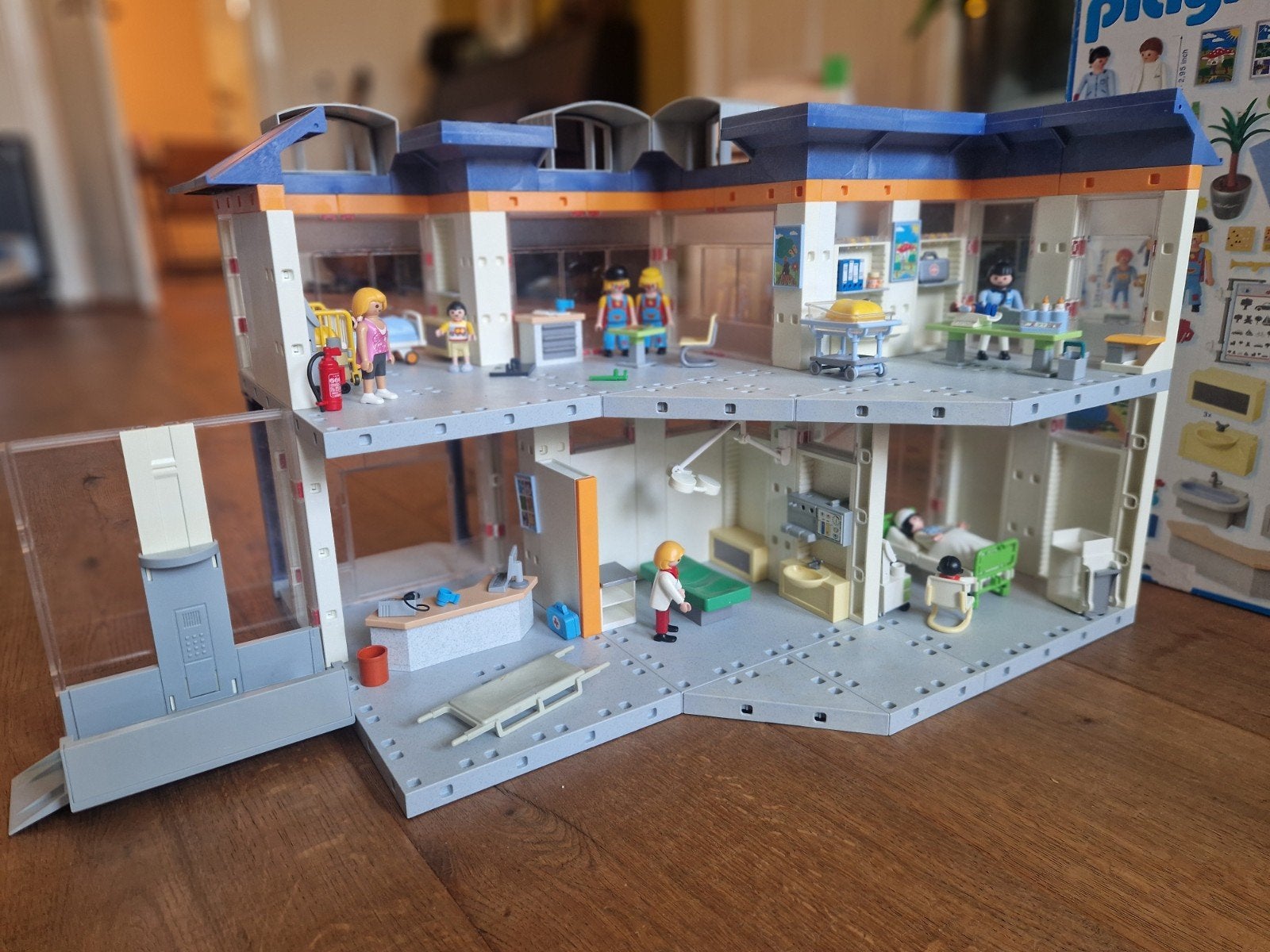 Playmobil 4404 Groot Ziekenhuis, Gebruikt, Gebouw, Ophalen of Verzenden, City life