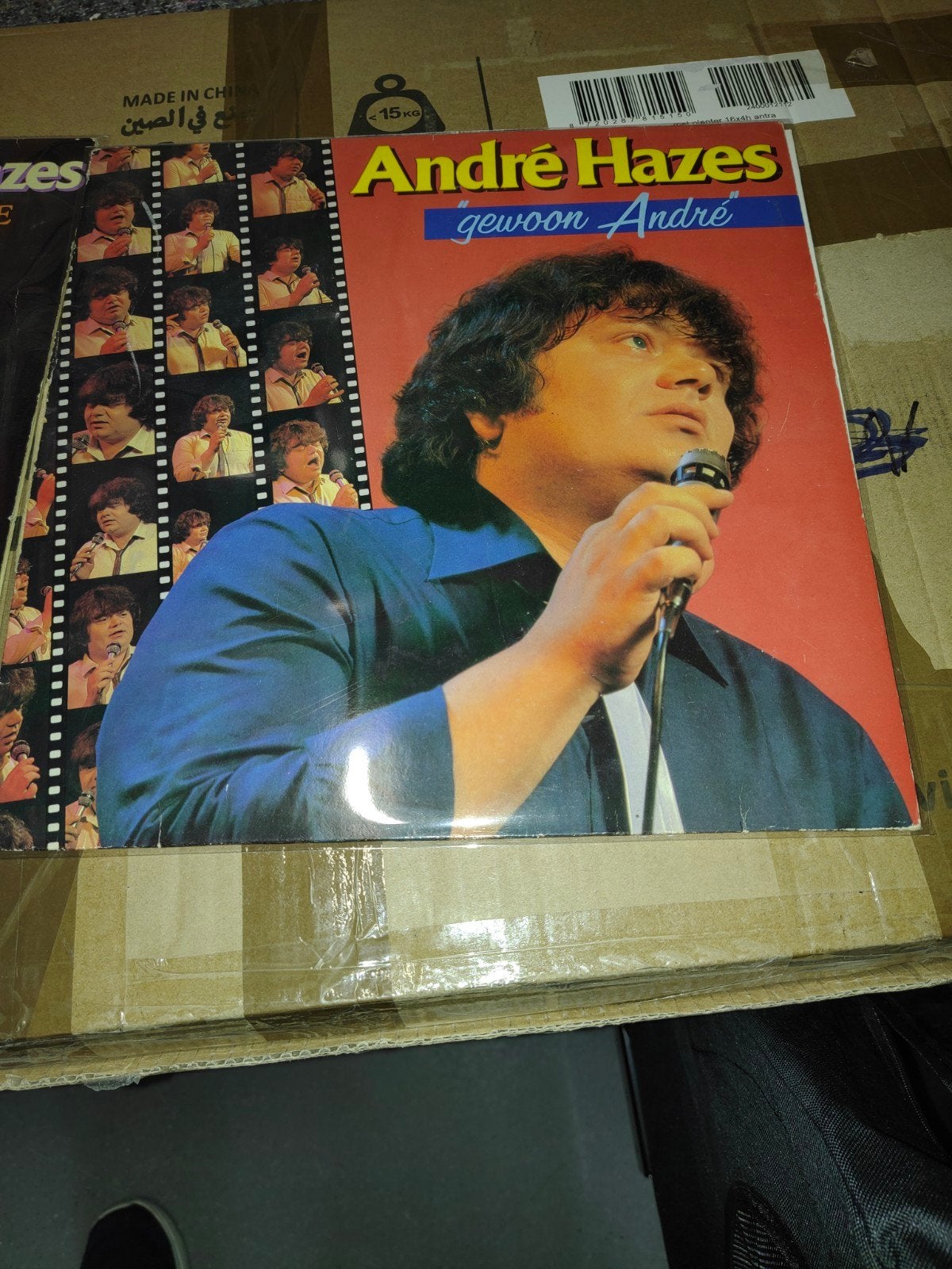 André Hazes Vinyl LP's: Gewoon André & Met Liefde, Gebruikt, 1980 - 1989, Ophalen of Verzenden, Levenslied of Smartlap
