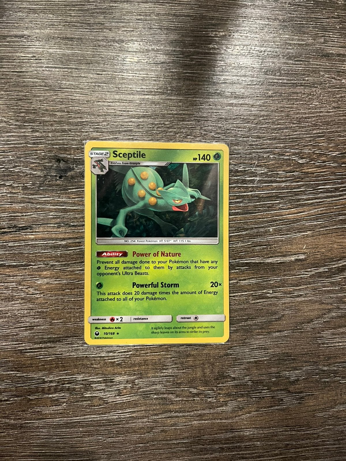 Sceptile CES 10/168 holo, Ophalen of Verzenden, Zo goed als nieuw