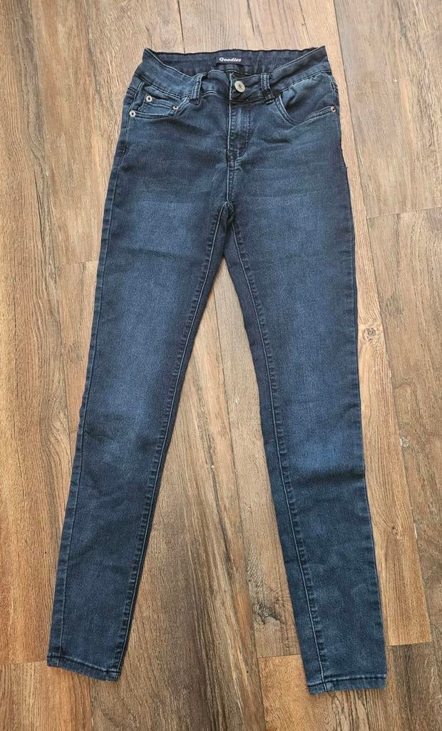 Goodies skinny jeans mt 36 in zeer goede staat. Met Elasthan, Ophalen of Verzenden, Zo goed als nieuw, Blauw, W28 - W29 (confectie 36)