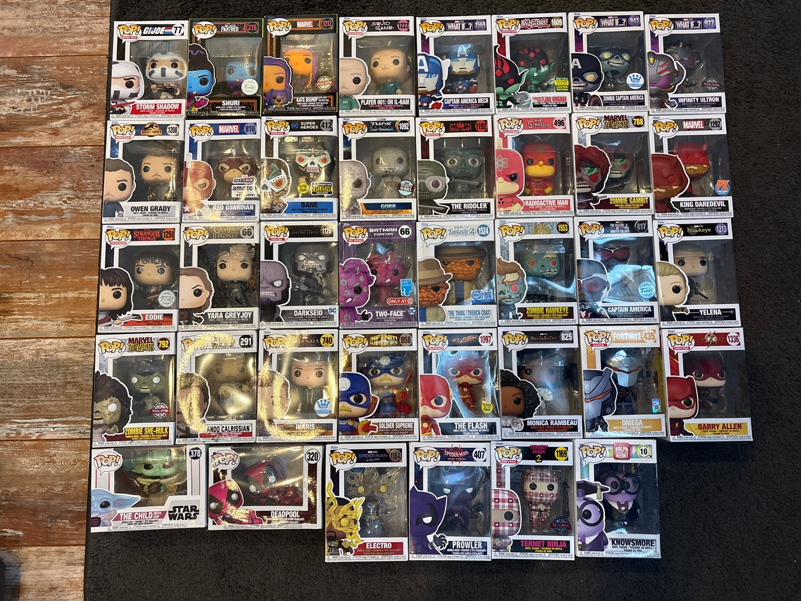 Grote collectie Funko Pop! figuren (Marvel, Star Wars, etc.), Ophalen, Zo goed als nieuw
