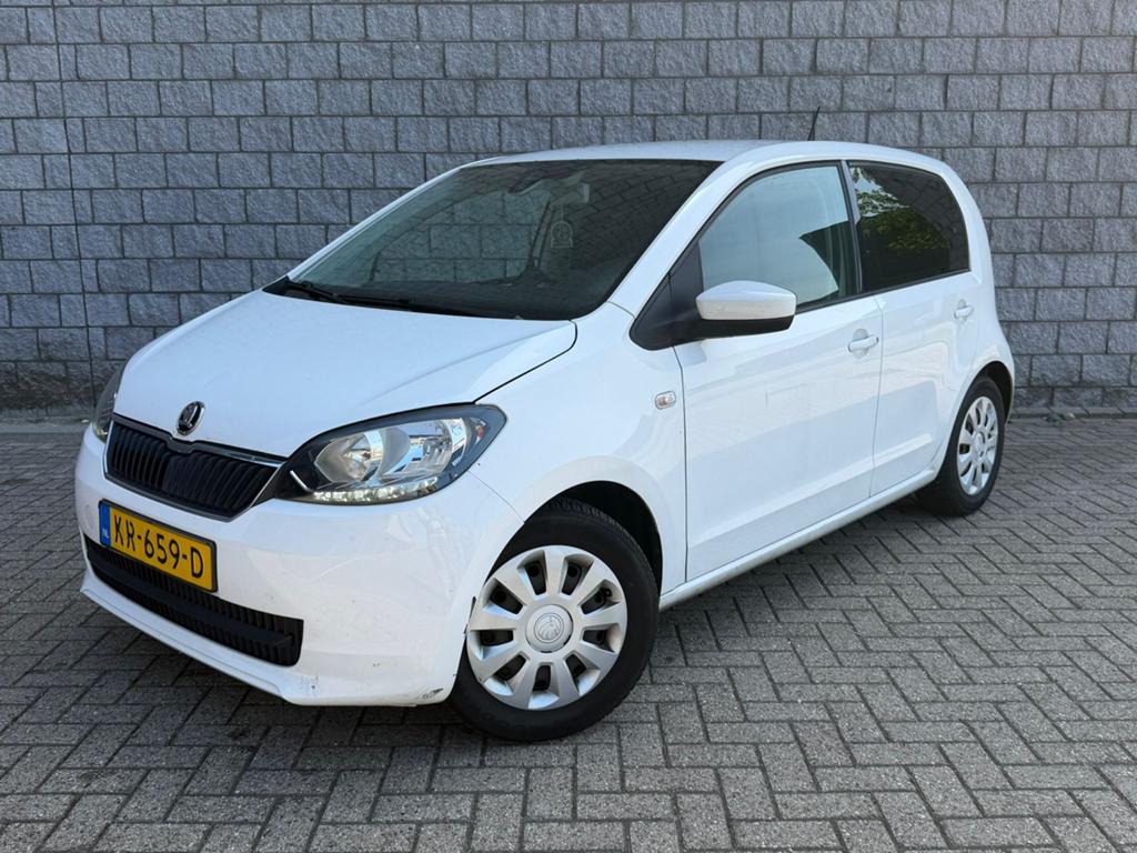 Skoda Citigo 1.0 | Facelift Radio | Cruise | 2017, Auto's, Voorwielaandrijving, Stof, Wit, Origineel Nederlands