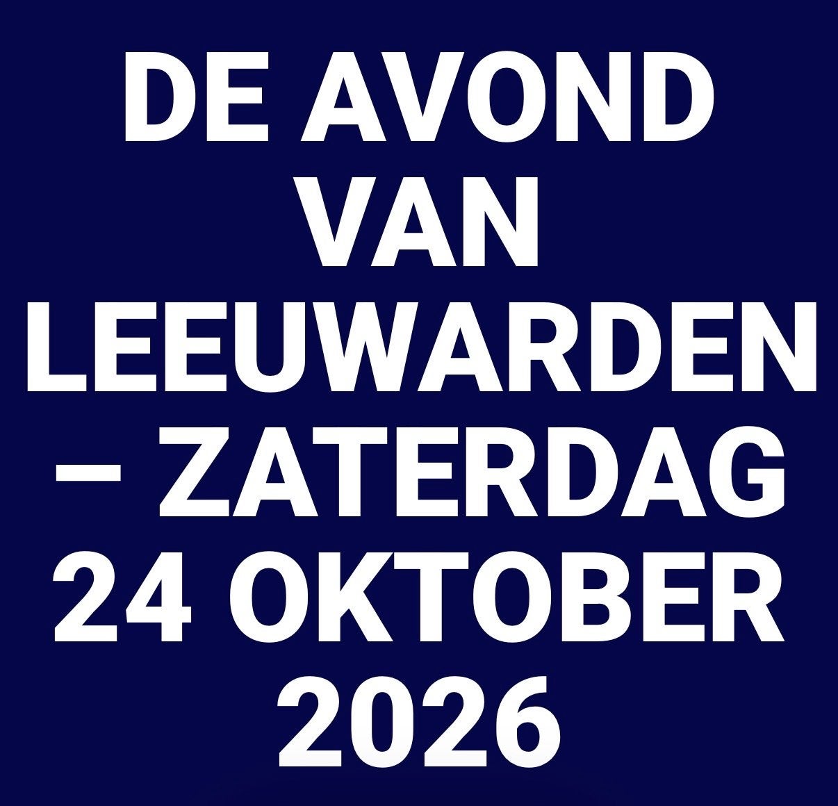 Twee tickets voor de avond van Leeuwarden, Tickets en Kaartjes, Twee personen