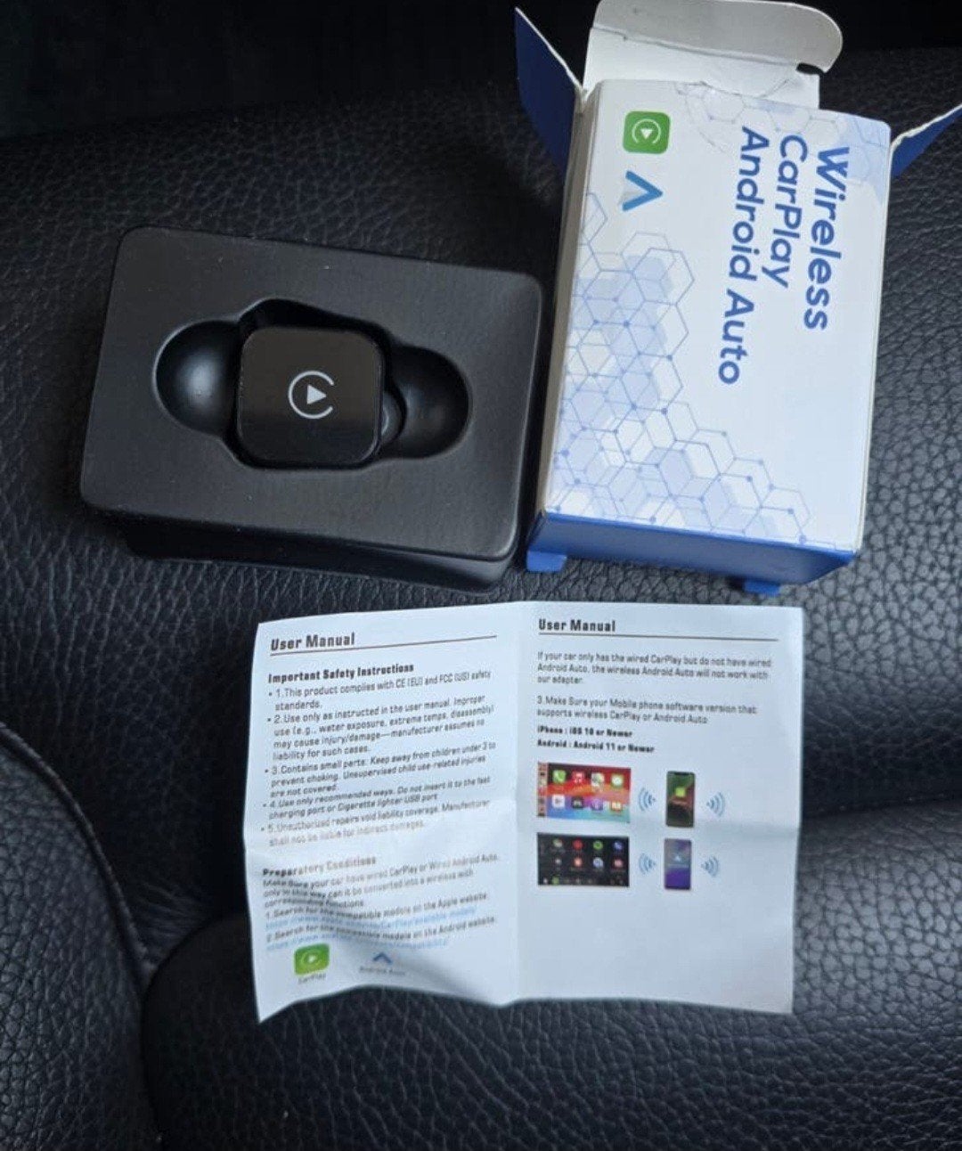 Draadloze CarPlay & Android Auto Adapter - Plug & Play, Ophalen of Verzenden, Nieuw