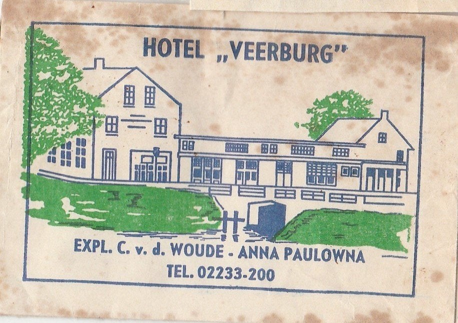 Veerburg Anna Paulowna - C vd Woude, Ophalen of Verzenden