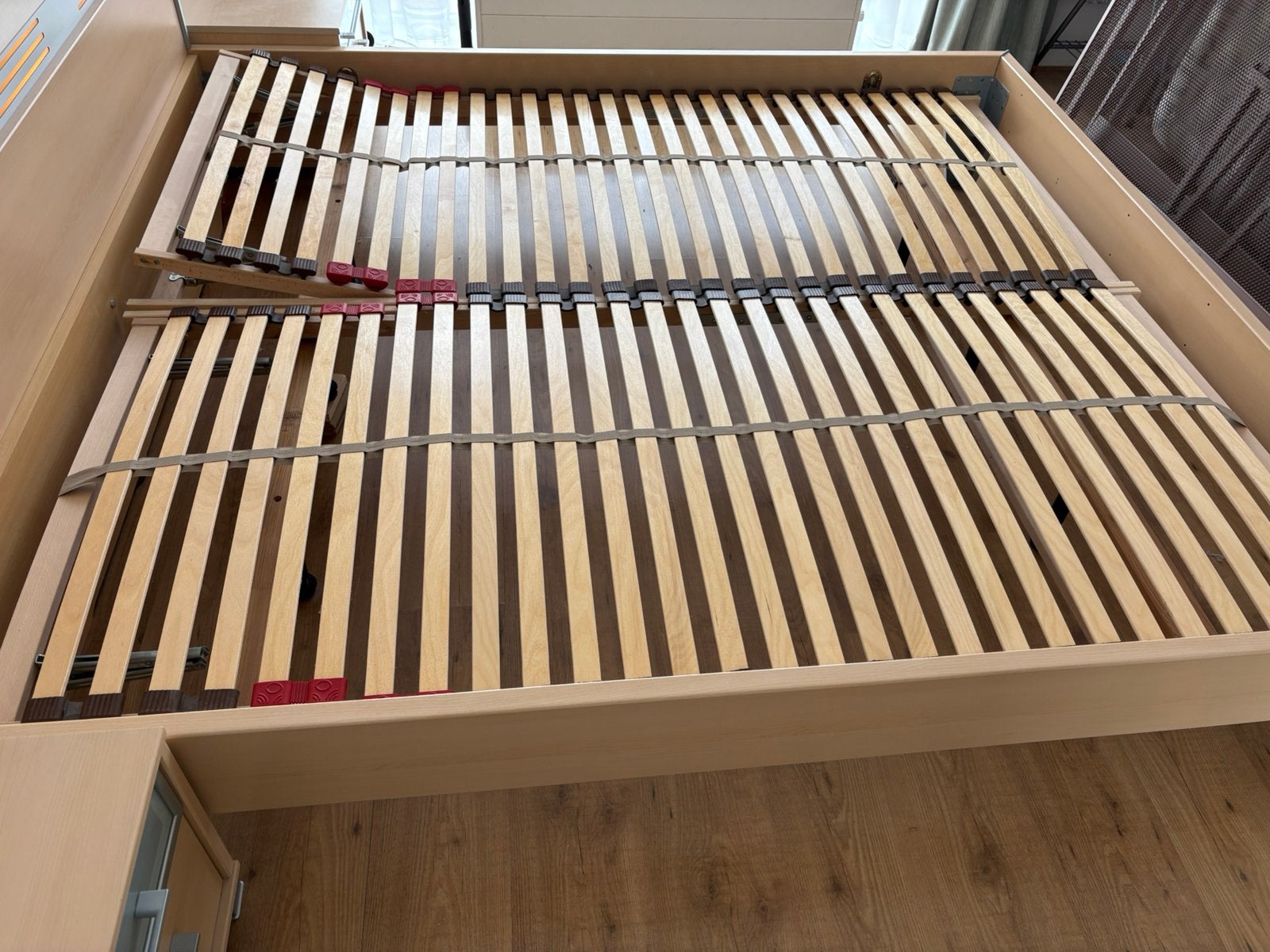 2-persoons bed, Huis en Inrichting, Slaapkamer | Matrassen en Bedbodems, Ophalen, Gebruikt, Tweepersoons, 180 cm