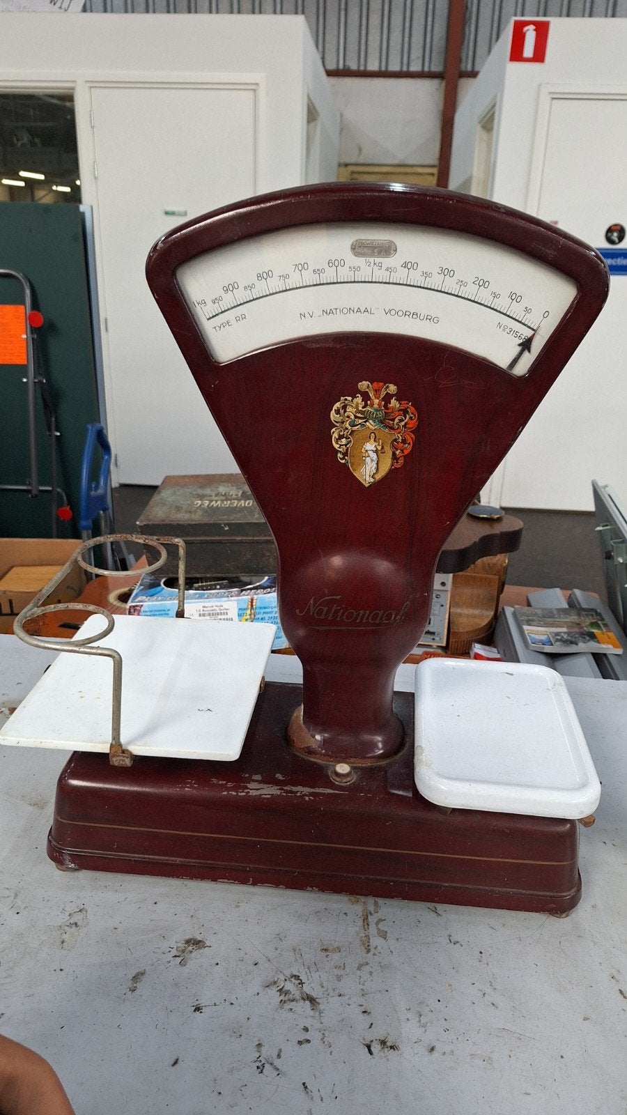 Antieke Nationale Weegschaal - Type BB - Vintage, Ophalen, Info@nationaal.nl, Overige typen, 50 tot 100 kg