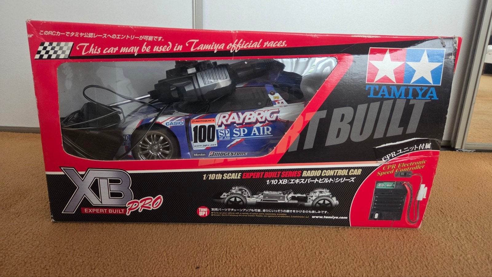 Tamiya Raybrig NSX 2003 1:10 rc auto te koop, Hobby en Vrije tijd, Ophalen of Verzenden, Gebruikt, Auto onroad