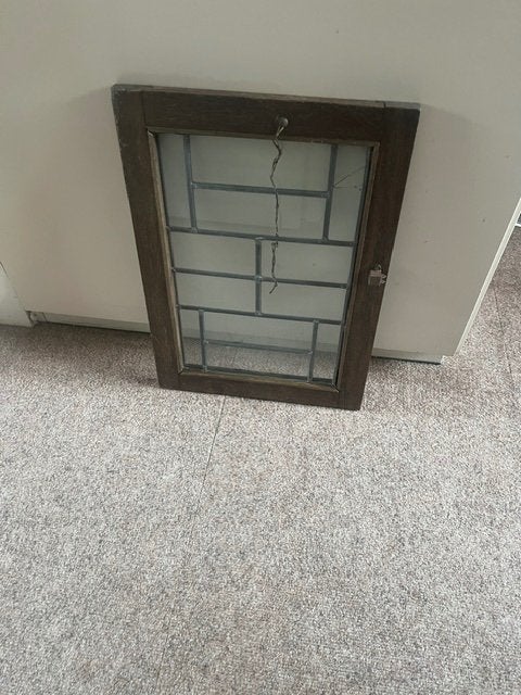 glas in lood, Ophalen, Gevelraam of Ruit, Gebruikt, Minder dan 80 cm