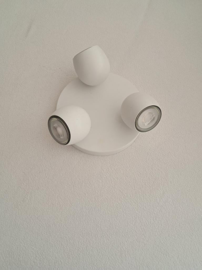 Prolight Plafondspot/Wandspot met 3 LED Spots, Metaal of Aluminium, Ophalen of Verzenden, Zo goed als nieuw, Modern