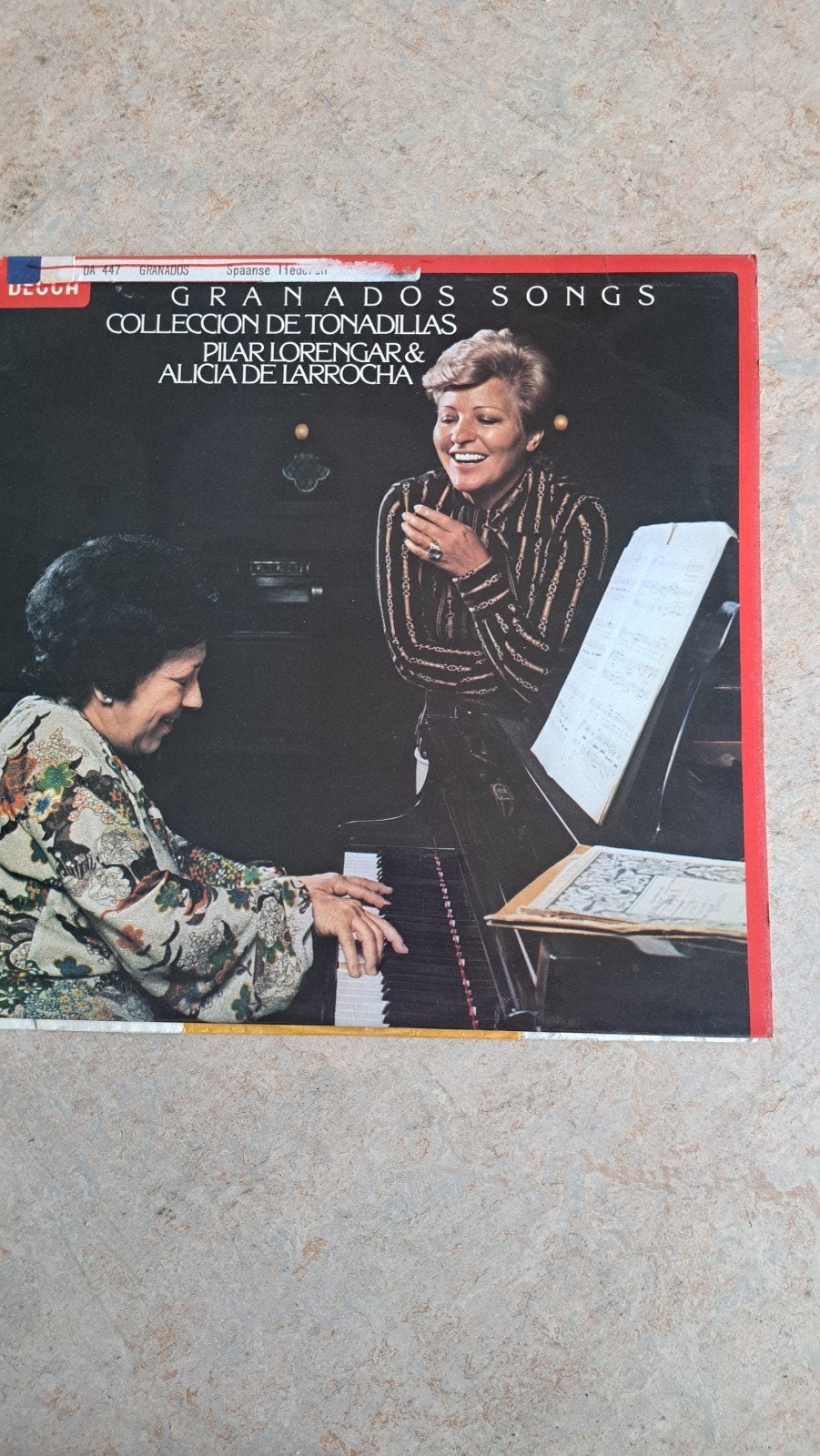 SLX 6866 Songs - Pilar Lorengar & Alicia de Larrocha LP, Ophalen of Verzenden, Gebruikt, Vocaal